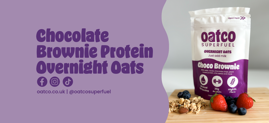 Chocolate Brownie Protein Overnight Oats