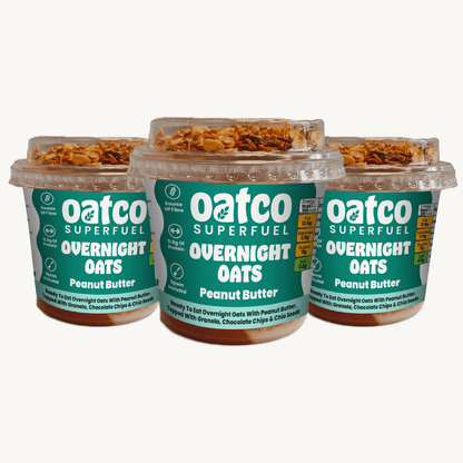 Oatco peanut Butter ready to eat overnight oat pots