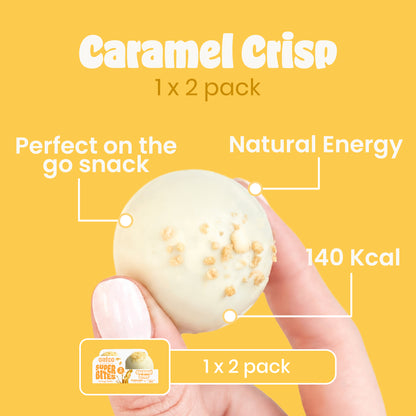 Caramel Crisp Super Bites | Energy Balls | Single 2 Packs