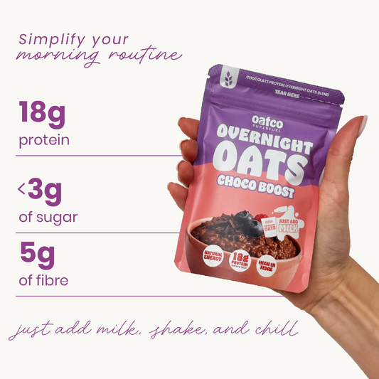 Choco Boost Superfuel Overnight Oat Pouch