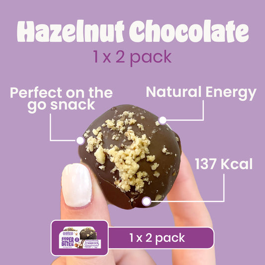 Hazelnut Chocolate Super Bites | Energy Ball | Single 2-Pack