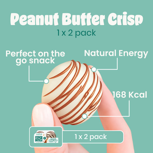 Peanut Butter Crisp Super Bites | Energy Balls | Single 2 Packs