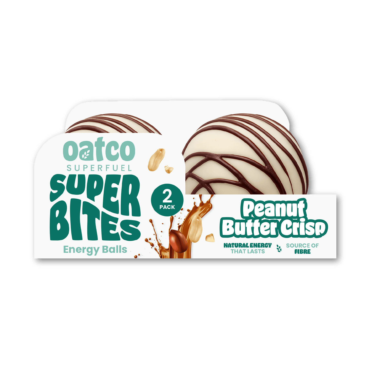 Peanut Butter Crisp Super Bites | Energy Balls | Single 2 Packs