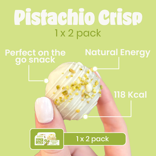 Pistachio Crisp Super Bites | Energy Balls | Single 2-Packs